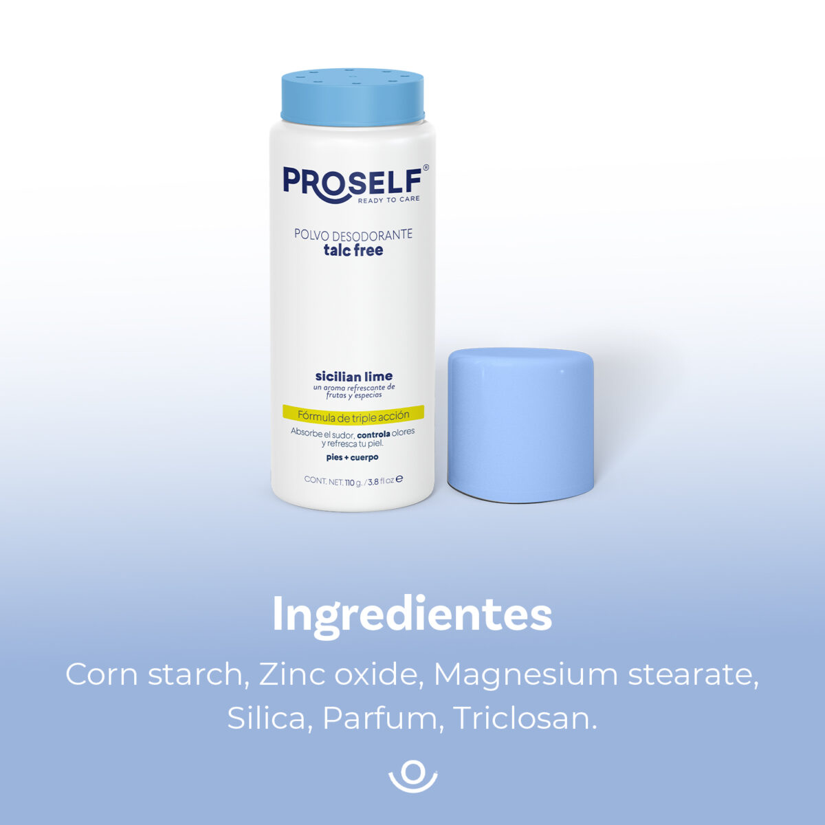 Polvo Desodorante para Pies, Libre de Talco, 110 g - Imagen 6